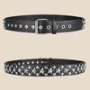 2026 Neue Mode Pentagramm Nieten Damen Gürtel Punk Hip Hop Rock Jeans Herren Gürtel