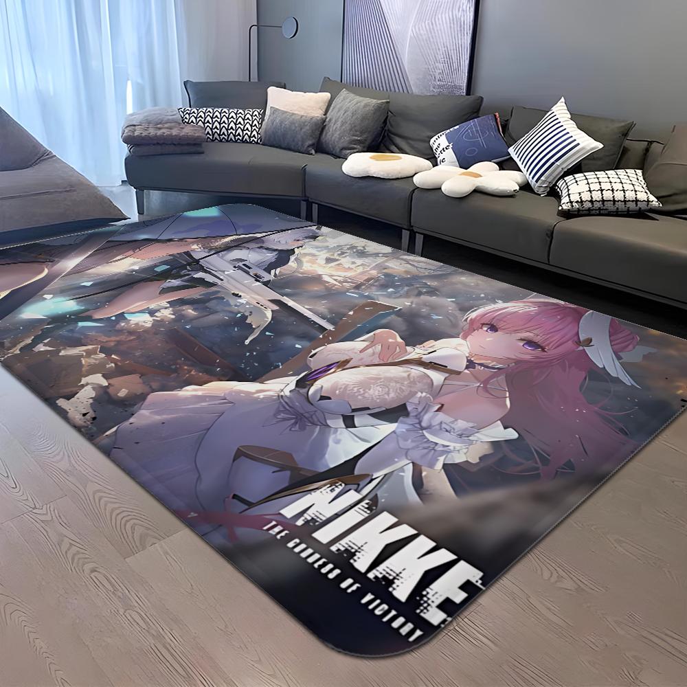 Nikke The Goddess Of Victory Floor Mat Rectangle Anti-slip Home Soft Badmat Front Door Indoor Outdoor Mat Welcome Doormat