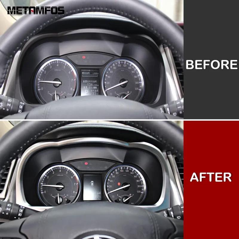 Accessories For Toyota Highlander 2014-2016 2017 2018  Matte Interior Trument Board Dashboard Cover Trim Decoration Frame