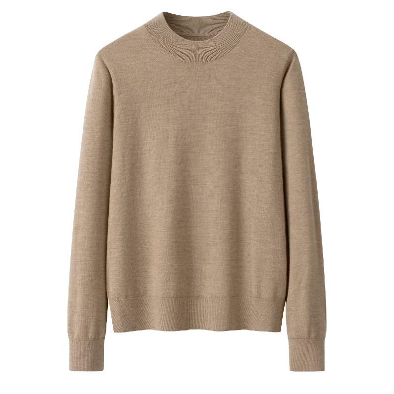 Women s Plus Size 80-Count Cashmere Semi-High Neck Pullover Sweater 100/L