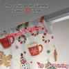 2pcs,Curtains Christmas Cookie Festive Gifts (3) Pattern Popular Curtains Versatile 100% Polyester Curtains Thermal Insulation,