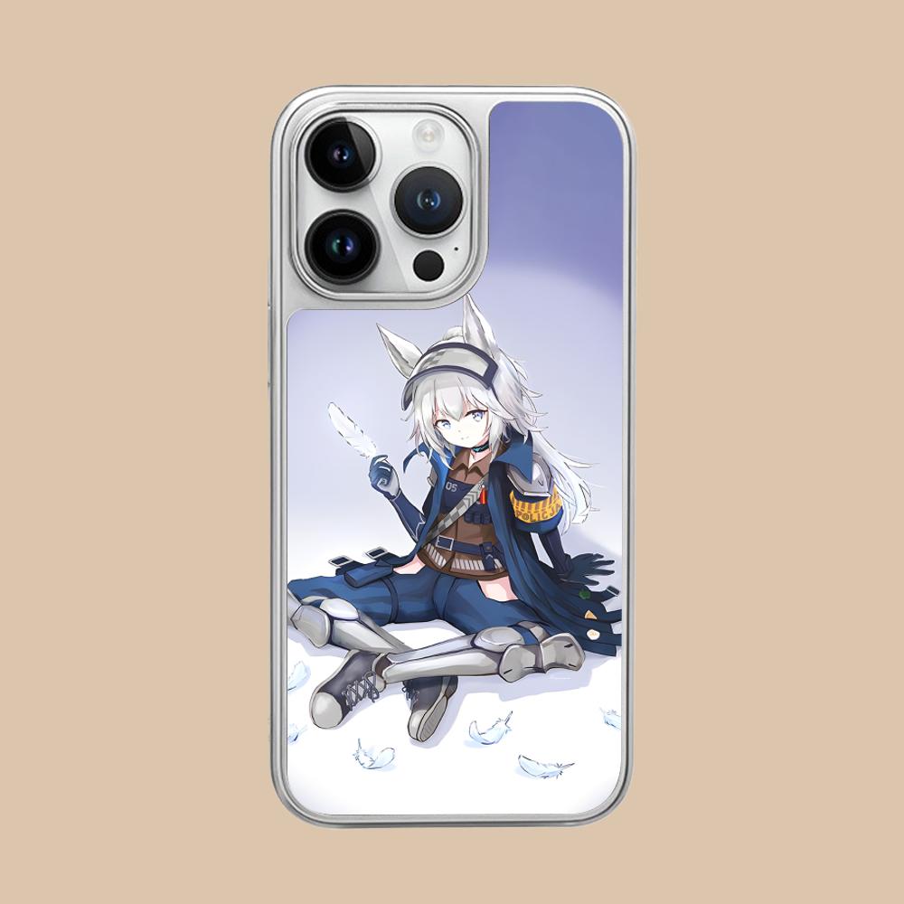 

Arknights Grani Silver Plating Mobile Phone Case for iPhone 17 16 15 14 13 12 11 Air Pro Max Plus Colorful Cover iPhone 11