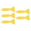 5pcs 3D Printer Spatula Flexible Plastic 3D Printing Resin Removal Scraper for WANHAO D8 for ANYCUBIC for Nova Yellow