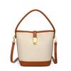 Ein-Schulter-Tasche Modische Patchwork-Bucket-Bag Nischendesign Handheld Crossbody-Tasche