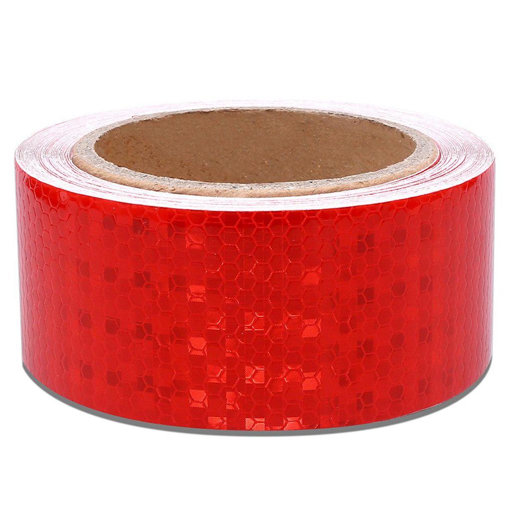 Reflective Crystal Lattice Sticker: 2-Inch Honeycomb Night Warning Tape