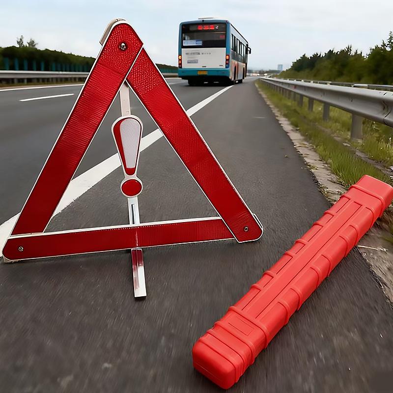 Folding Reflective Car Warning Triangle Emergency Sign