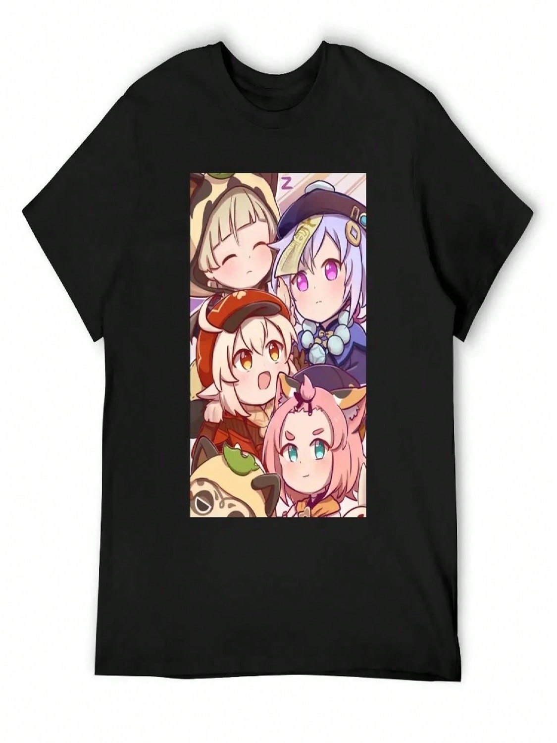 Sayu T-Shirt Topping Anime Clothing Valentines Clothes unisexs Graphic T-Shirts Funny S разноцветный