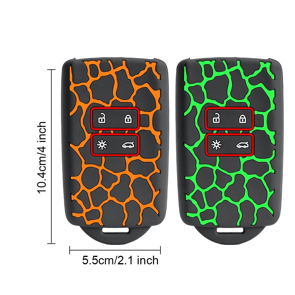 2026 Fashion Silicone For Renault Captur Koleos Kadjar Arkana Megane Dacia Duster Sandero Stepway Smart Car Key Cover Fob Case
