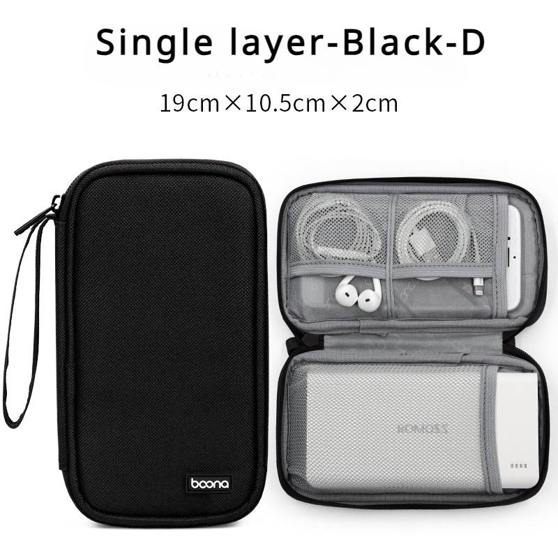 Fashion Portable Data Cable Storage Bag Outdoor Earphone Bag Organizer Digital Gadget Storage Box Charger U Disk Protection Case