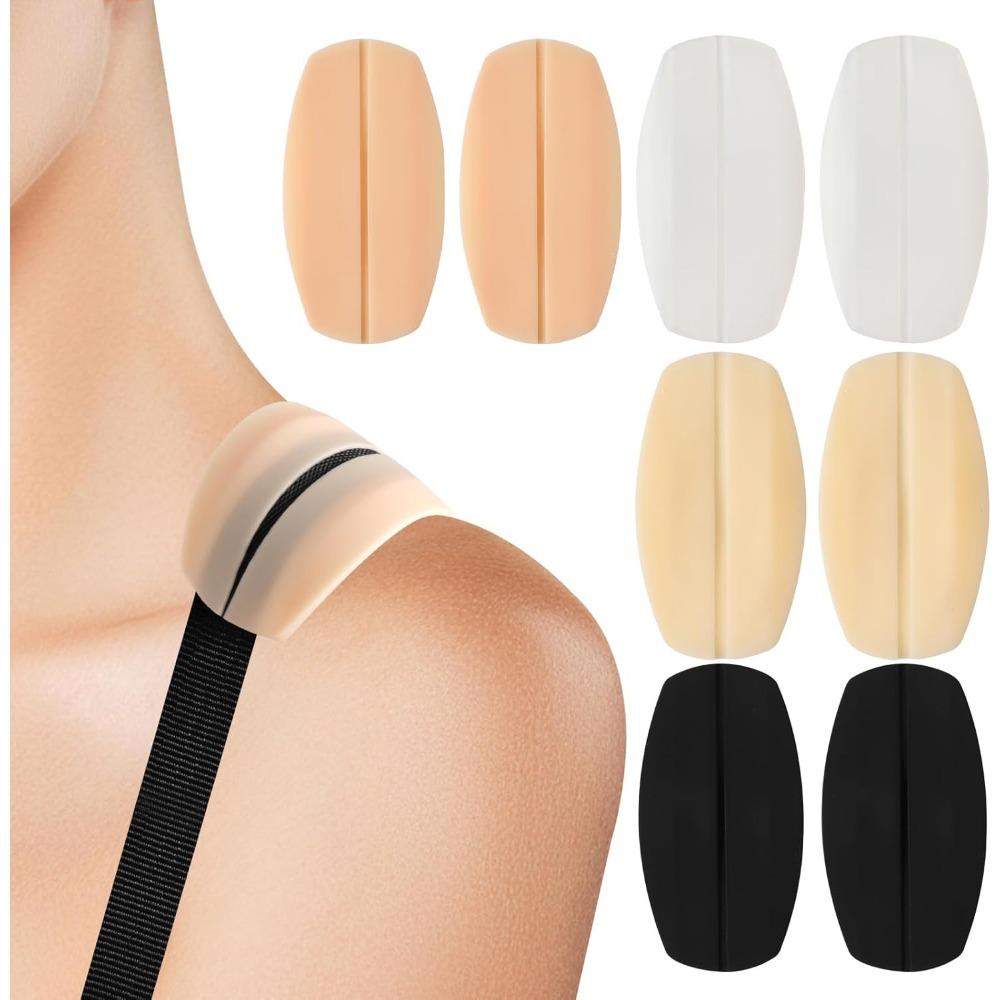 Shoulder Protector Pads for Bras – Reusable Silicone Bra Strap Cushions, 1 Pair Comfort Relief for Women