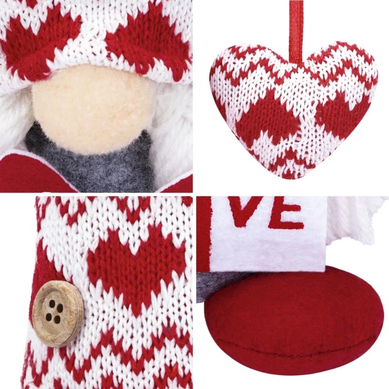 Valentine's Day Gnome Decorations Mr & Mrs Handmade Gnome Decor for Home Tabletop Ornaments Valentine Birthday Present