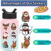 50 New Christmas Doodle Stickers Party Decoration Guitar Notebook Suitcase DIY Waterproof