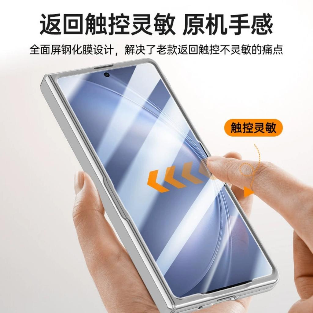 For Vivo X Fold 5  Fold5  Case Ultra Clear Magsafe Magnetic Kickstand Screen Hinge Lens Full Protection Cover