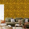 Yellow Leather Wallpaper Gold and Ochre for Living Room and Bedroom 50x1000