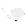 5W LEDs Recessed Lighting Downlight with IR Remote Control 16 Color & 4 Flashing Modes Dimmable RGBW Color Changing