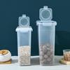 Multipurpose 4L Clear Food Storage Bin With Sealed Lid For Bulk Grains Bean And Kitchen Supplies