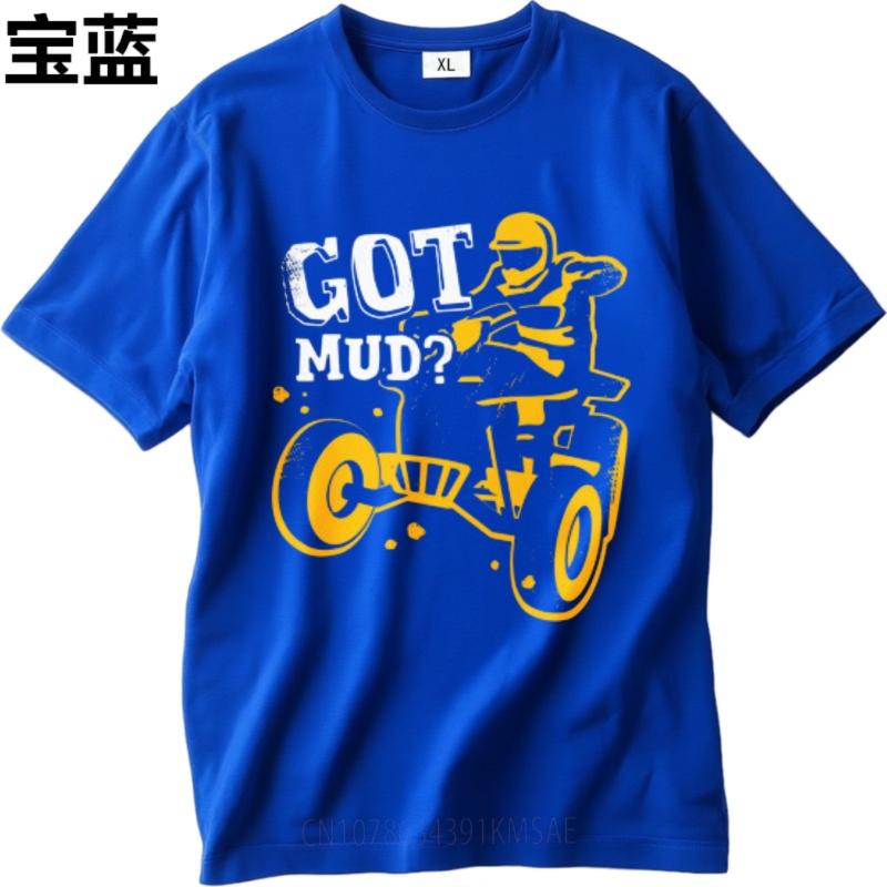 Solid Color Teeshirt Summer Tshirt Daily Wear Got Mud Motorcycle Rider Design Minimalist For Him Top Tees Classic Tshirt