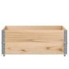Set Telaio Superiore per Pallet 2 pz 100 x 100 cm Legno di Pino Massiccio