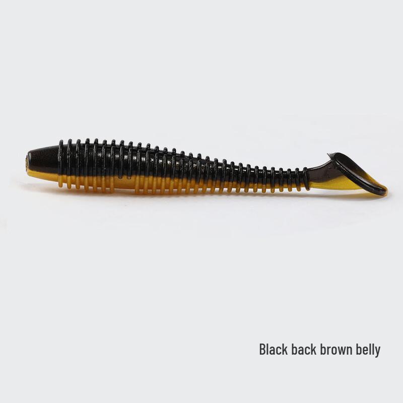 

Shrimp Scented Two-Tone Threaded Soft Fishing Lure