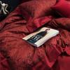 OEING Luxury Red Wedding Bedding Set
