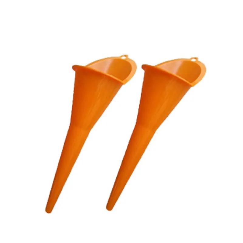 Car Long Stem Funnel Gasoline Oil Fuel Filling Tools Anti-splash Plastic Funnel Motorcycle Refueling Tools Car Accessories