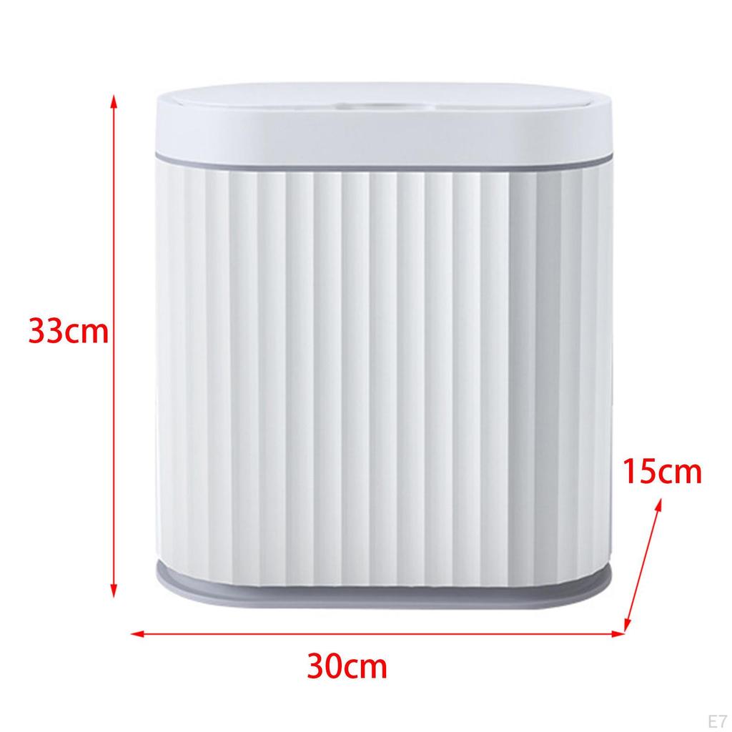 Automatic Garbage Can, Electric Bin, USB Rechargeable Narrow Storage Bucket, Waterproof