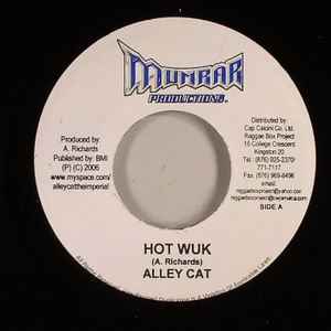 7inch Record ALLEY CAT - Hot Wuk NONE Mumrar Producti Jamaica Reggae, Ska & Dub Used