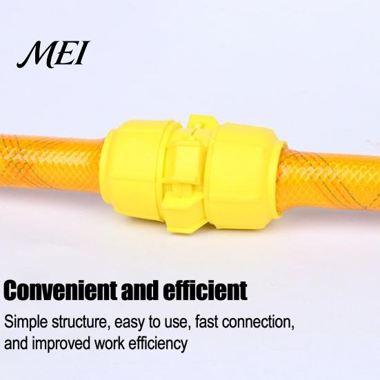 Easy Install Hose Connector Quick Connect Fitting, Fast Grab Buckle Connector, Leak-Proof Repair Extension Coupling Joint for Lawn Irrigation Car Wash