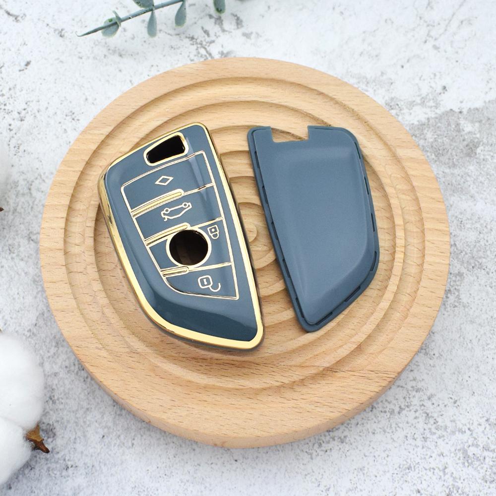 TPU Car Key Case Cover for Bmw F20 G20 G30 X1 X3 X4 X5 G05 X6 X7 G11 F15 F16 G01 G02 F48 Holder Shell Keychain Accessories