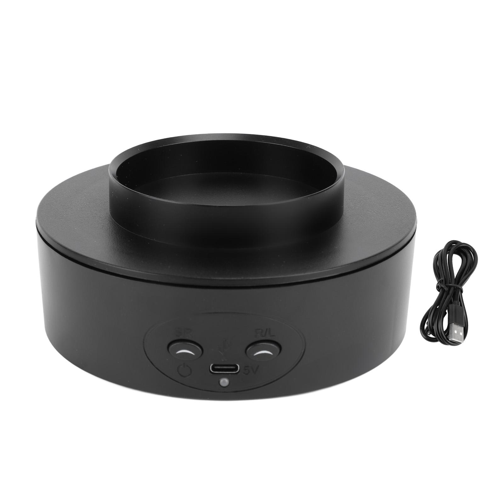

Rotating Display Stand Two Power Supply Mode Turntable Display Platform for Live Streaming чорний