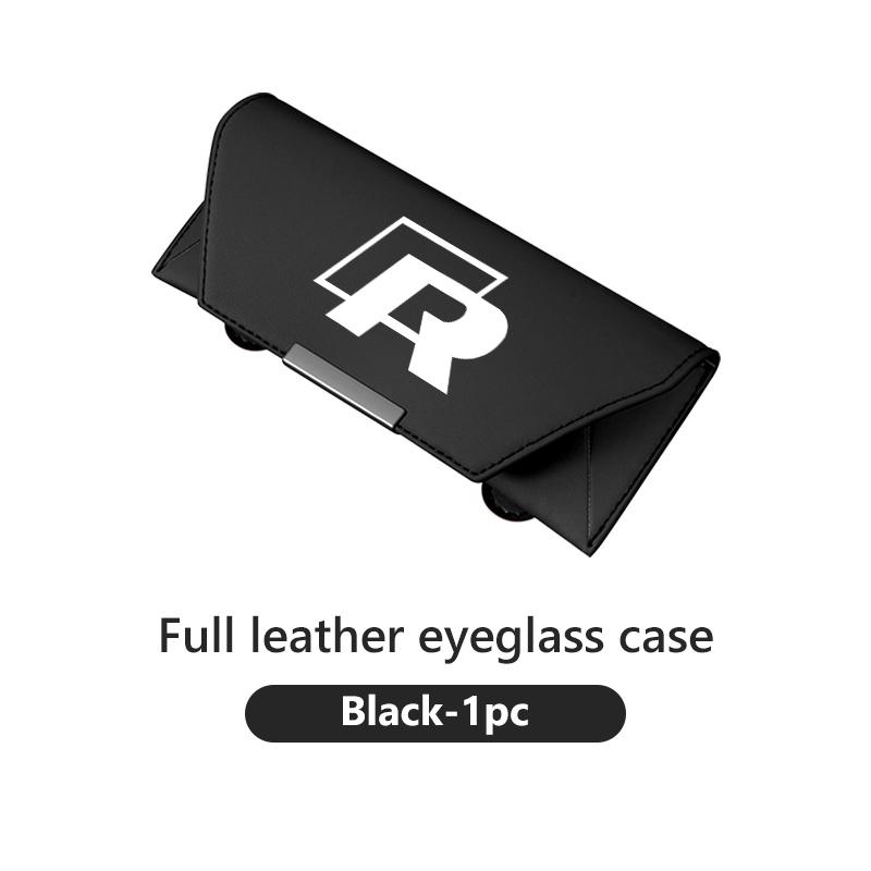 W139-W129For Volkswagen VW Car Anti Scratch Glasses Case PU Leather Sun Visor Organizer Scirocco Passat Polo B5 B6 B7 CC Tiguan Sharan