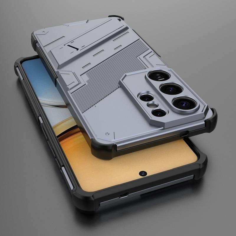 Shockproof Armor Stand Case For Samsung Galaxy S26 Ultra S25 Edge S24 Plus S23 FE A15 A25 A35 A54 A55 A16 A26 A36 A56 5G Hidden Phone Holder Cover