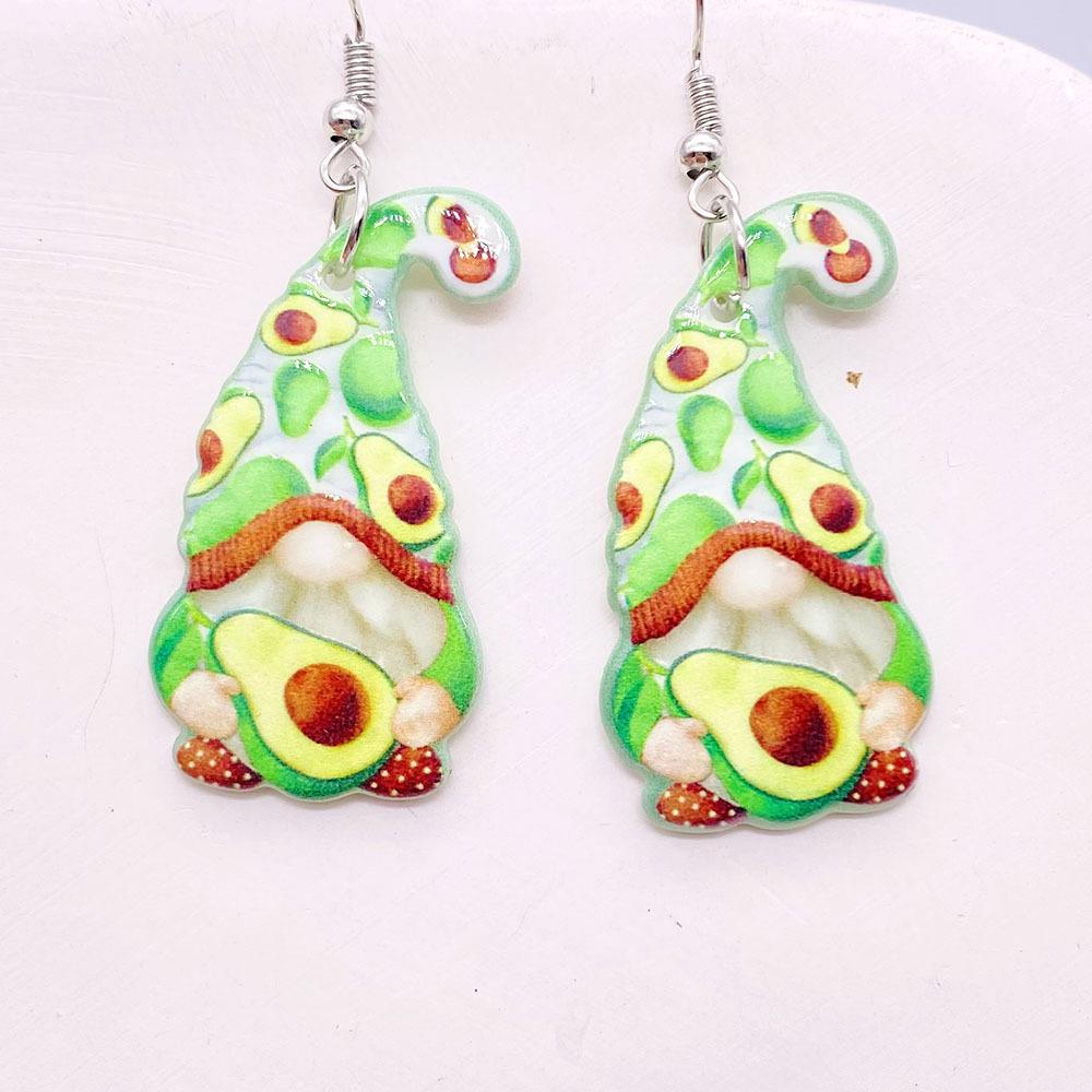 

Acrylic Double-Sided Gnome Earrings for Christmas & St. Patrick s Day