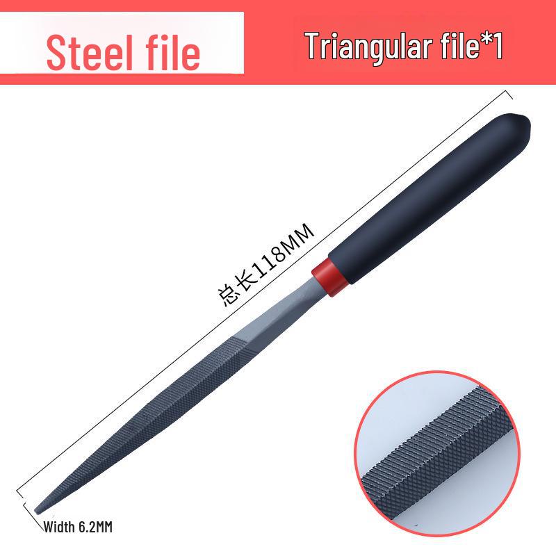 118mm Orta İnce Dişli Koni Yuvarlak Törpü 1mm Delik Tamiri ve Model Yapımı için
