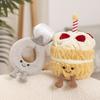 Plush Ring Toy Cartoon Fun Birthday Cake Children Birthday Lady Gift Holiday