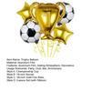 Trophy Balloon Decorative Inflatable Attractive Party Supplies Aluminum Film Trophy Shaped Party Balloon for Party