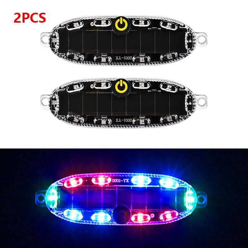 

LED Light Solar Night Warning Light Security Simulated For Car Motorcycl Electric Vehicle Bicycle Strobe Lamp Warning Light