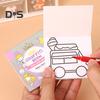 Kids Doodle Book Kids 5 Themes 50 Pictures Stimulate Imagination Portable Mini Graffiti Book with Simple Patterns