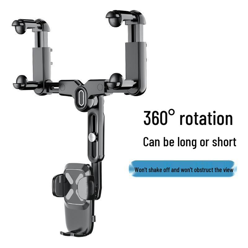 10th Gen Multifunctional Retractable Car Rearview Mirror Phone Holder Bracket with Navigation Standard