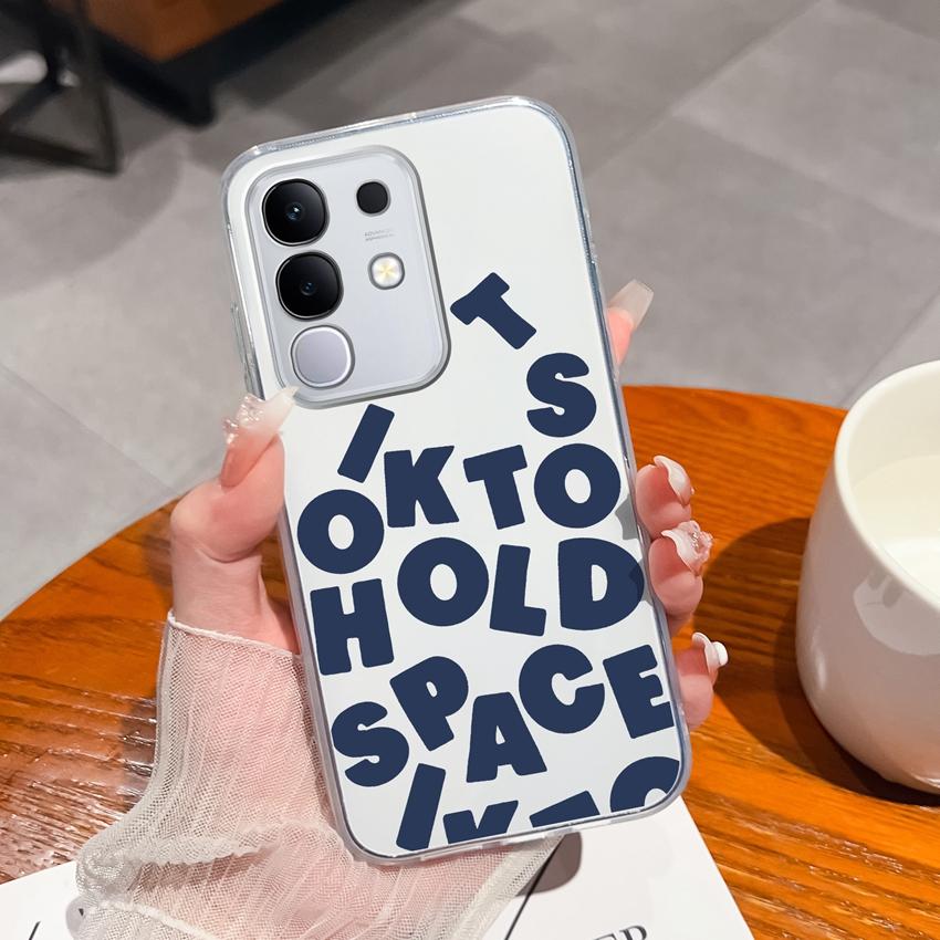Dla Vivo Y29 Y29s Y28 Y27 Y22 Y21a Y21e Y20a Y20i Przezroczyste Etui na Telefon TPU Tajemniczy Orientalny Wzór Smoka Miękkie Silikonowe Antypoślizgowe Etui Dla Vivo Shell
