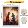 Disney Tigger Eeyore Oil Painting Kit Home Bedroom Wall Decor Handmade Gift for Friends Relaxing Art Craft Custom Room Ornament Set