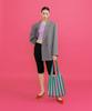 Pleatsmama Two-Way Shopper Bag Pink Green