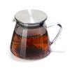 ForLife Glass Teapot, Heat-Resistant, 532ml Capacity, Holds 3 Cups, Includes Tea Strainer Lid, Easy One-Hand Pour, Microwave and Dishwasher Safe, Not