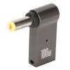 Type C Female Input to DC Adapter Portable PD Adapter 100W Type C Female to 5.5x1.7mm Laptop Charging Port Adapter