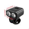 Fahrradlicht Scheinwerfer 1200 mAh 5 Beleuchtungsmodi Modifiziertes Zubehör Universelle Fahrradlampe