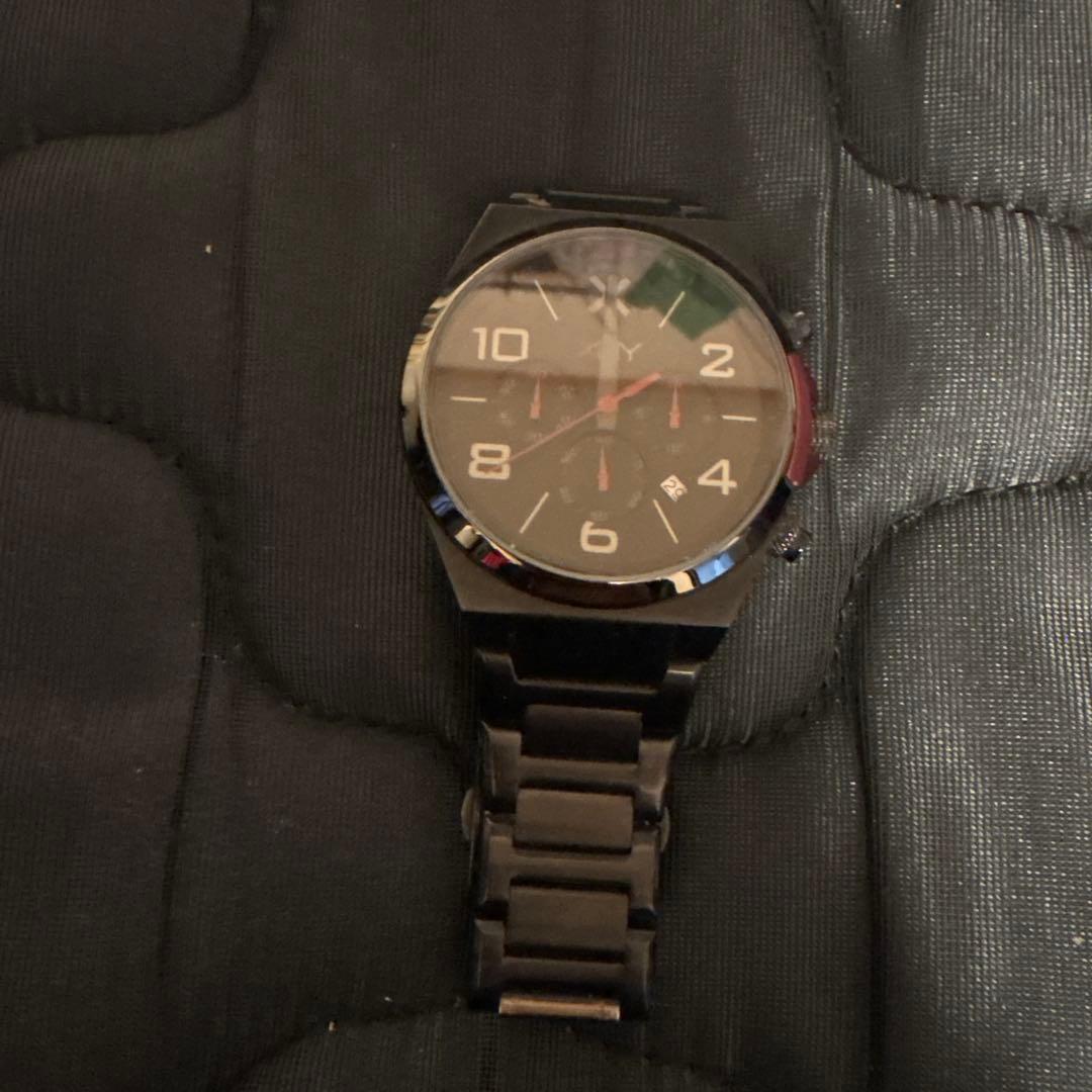 

[USED] SEIKO XNY Chronograph Black Men s Watch from America
