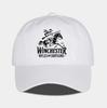 Winchester Cowboy Logo Print Soft-Top Baseball Cap Soft, Comfortable, Breathable, Adjustable Retro Western Style, Rugged Classic