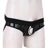 Men's Shiny Faux Leather Open Back Hollow Out Jockstrap Bikini Briefs with Metal O-Rings
