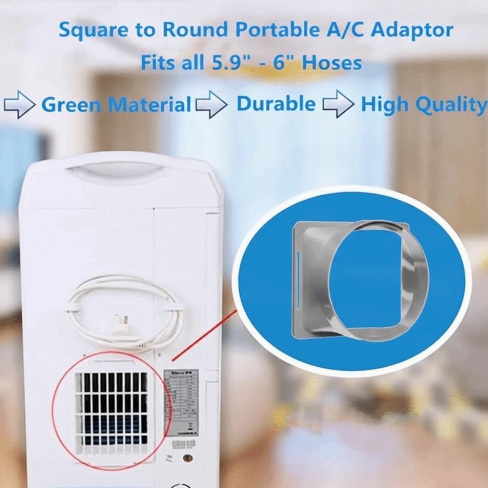 Portable Wind Shield Adjustable Tube Connector Connector Exhaust Hose  Portable Window