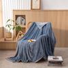 Velvet Coral Fleece Blanket for Baby, Nap, Sofa, and Bed - Pineapple Grid Design